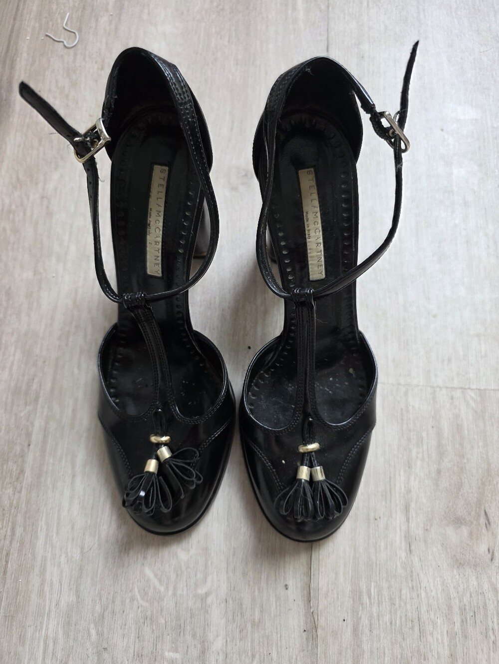 Stella McCartney Glossy Black Patent Women’s Heels